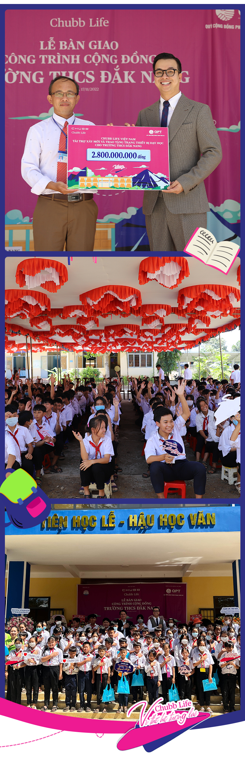 Hành trình mang “lòng nhân” của Chubb Life vì thế hệ tương lai - Ảnh 7.