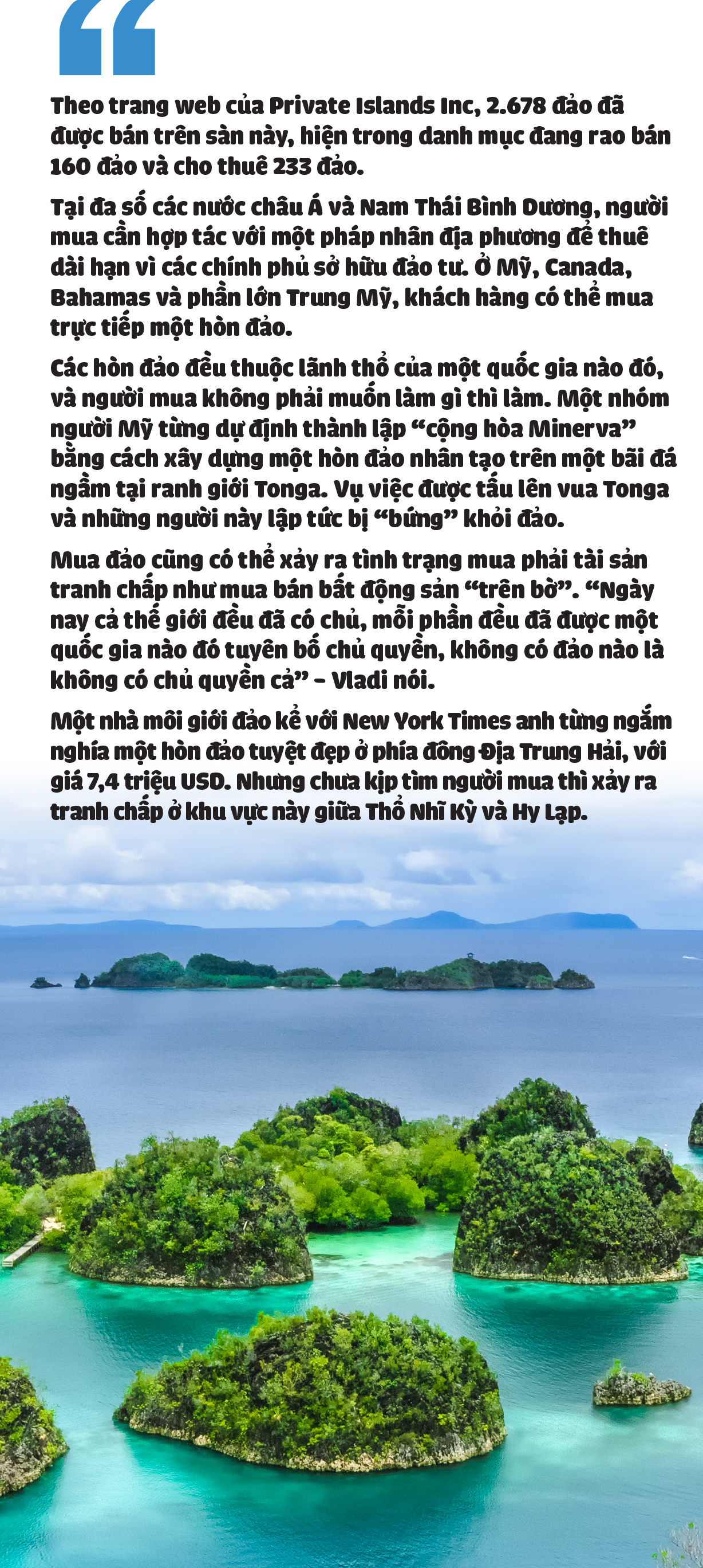 Vì sao người giàu thích “ra đảo”? - Ảnh 14.