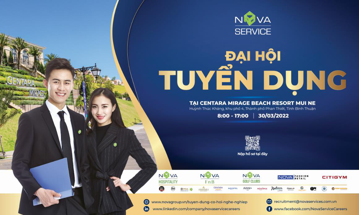 Nova Service tổ chức Đại hội tuyển dụng tại Centara Mirage Beach Resort Mui Ne - Ảnh 2. Nova Service tổ chức Đại hội tuyển dụng tại Centara Mirage Beach Resort Mui Ne - Ảnh 2.