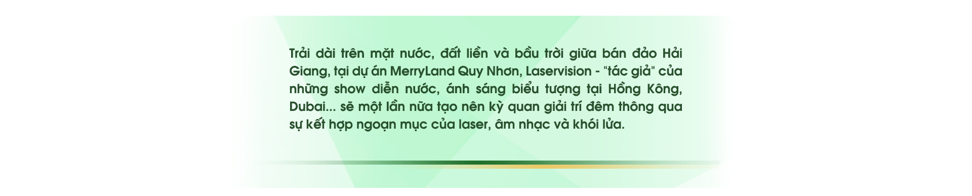 CEO Laservision: Đến MerryLand Quy Nhơn sẽ thấy những điều chưa từng có ở Việt Nam - Ảnh 1.