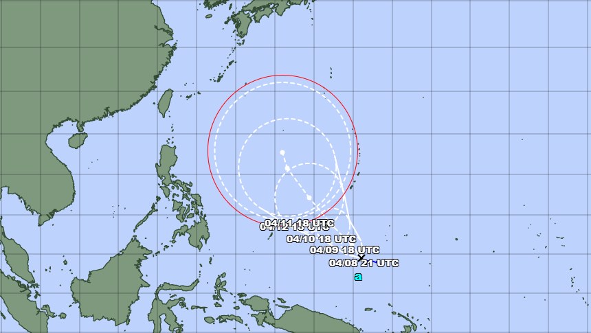 Cơn bão đầu tiên ở Tây Bắc Thái Bình Dương trong năm 2022 có đi vào Biển Đông? - Ảnh 1.