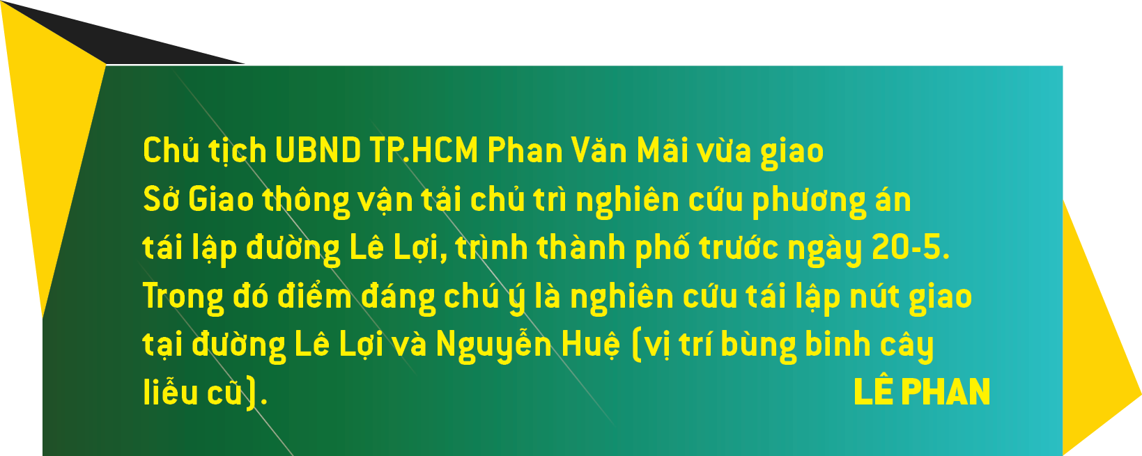 Tái lập giao lộ Lê Lợi - Nguyễn Huệ, sống lại bùng binh cây liễu - Ảnh 11.