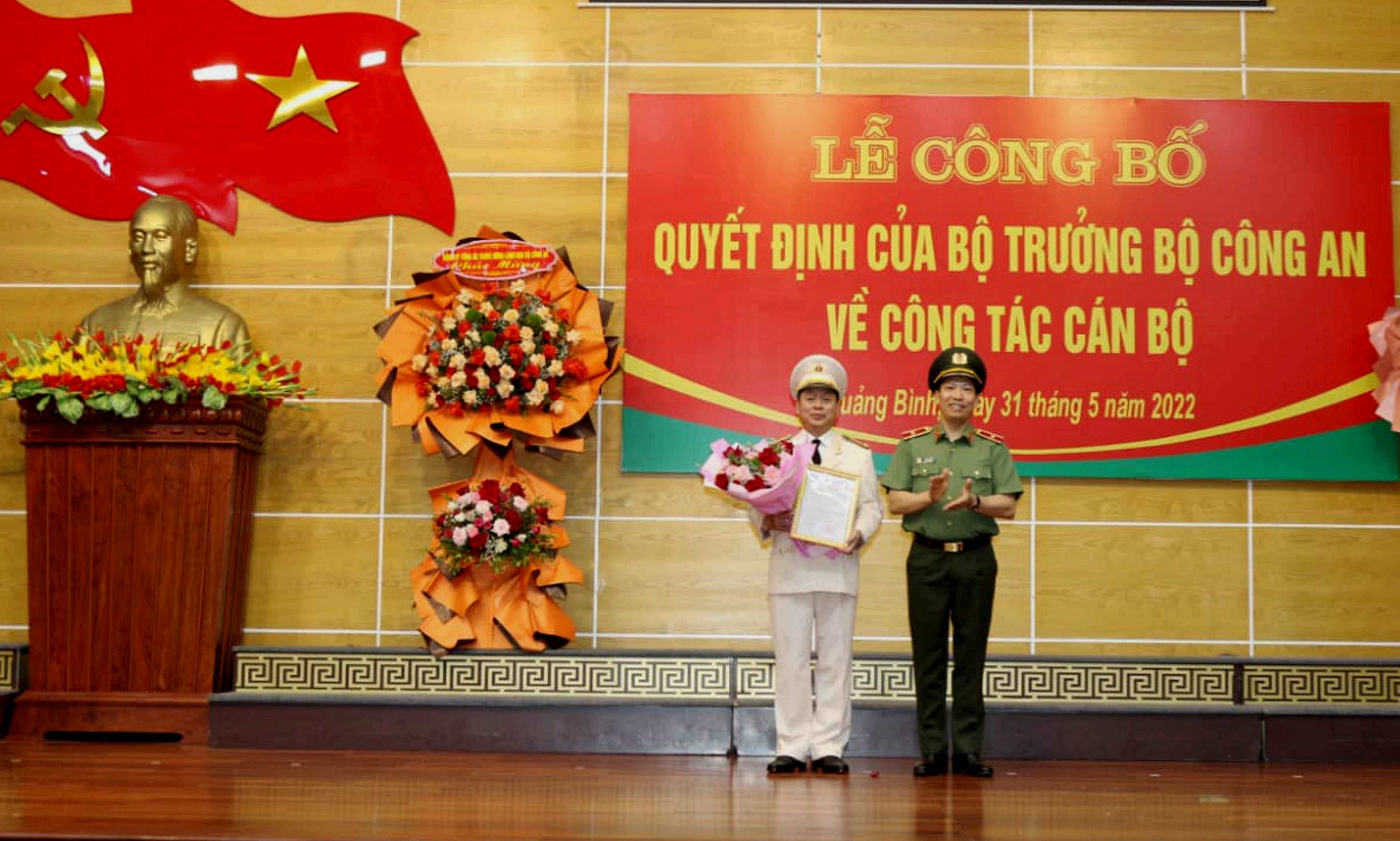 Phó cục trưởng Cục An ninh kinh tế được bổ nhiệm làm giám đốc Công an Quảng Bình - Ảnh 1.