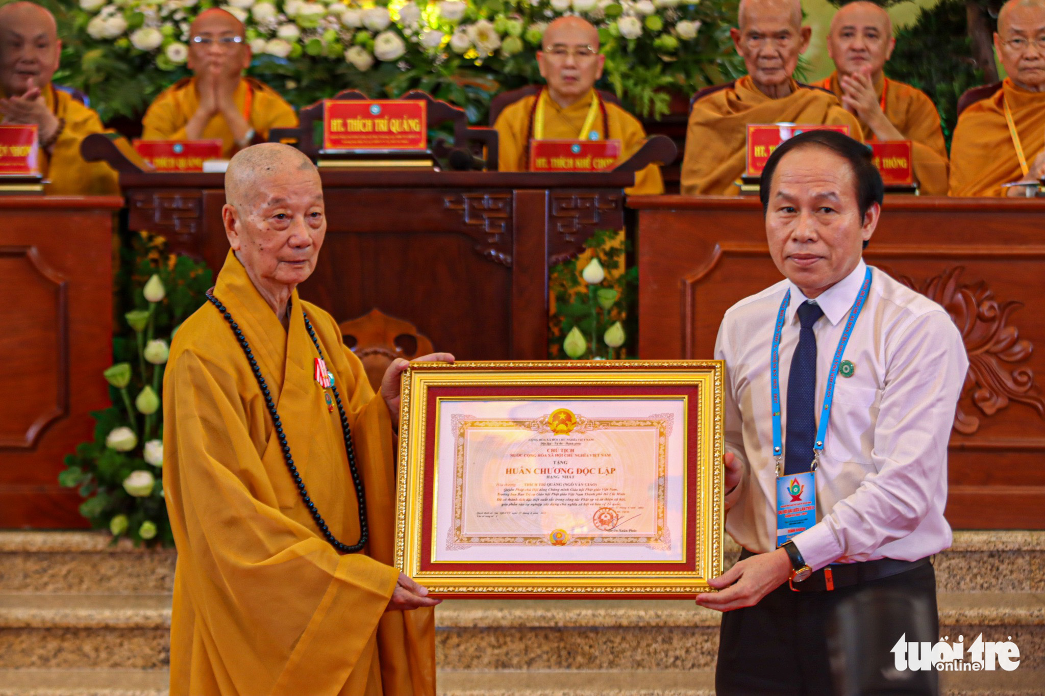 Hòa thượng Thích Lệ Trang làm trưởng Ban trị sự Giáo hội Phật giáo Việt Nam TP.HCM lần thứ X - Ảnh 4. Hòa thượng Thích Lệ Trang làm trưởng Ban trị sự Giáo hội Phật giáo Việt Nam TP.HCM lần thứ X - Ảnh 4.