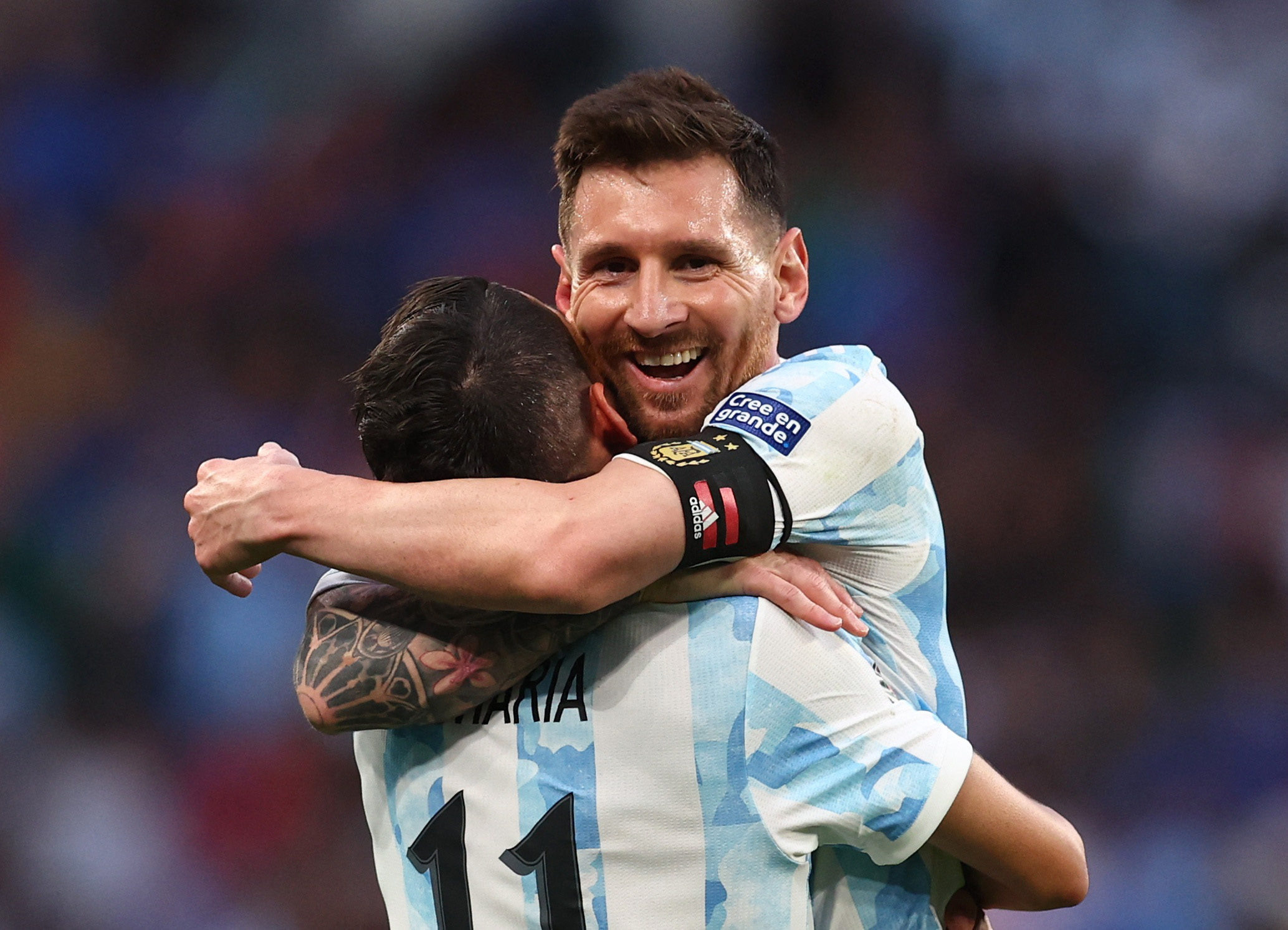 Messi tỏa sáng giúp Argentina đè bẹp Ý, đoạt Siêu cúp liên lục địa - Ảnh 4. Messi tỏa sáng giúp Argentina đè bẹp Ý, đoạt Siêu cúp liên lục địa - Ảnh 4.