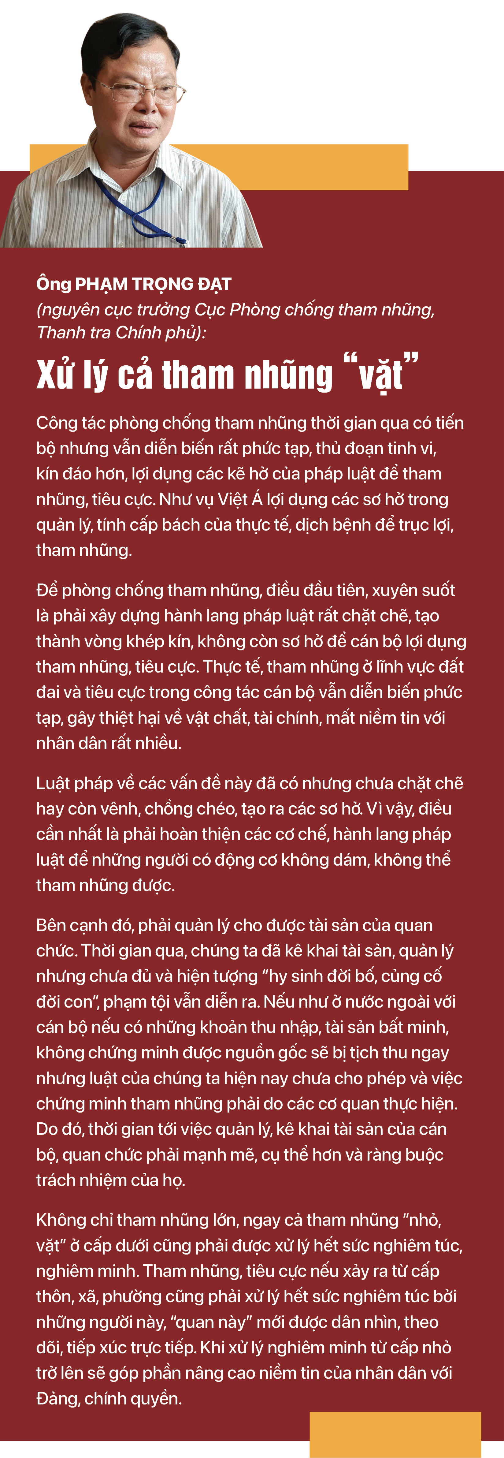 Phải có thể chế để không thể tham nhũng - Ảnh 7.
