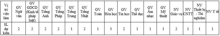 Trường THPT chuyên Lê Hồng Phong thông báo tuyển dụng viên chức - Ảnh 2.