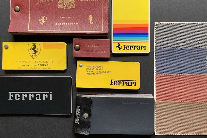 Bộ tham khảo màu - món sưu tầm độc, đắt cho giới nhà giàu mê Ferrari - Ảnh 2. Bộ tham khảo màu - món sưu tầm độc, đắt cho giới nhà giàu mê Ferrari - Ảnh 2.