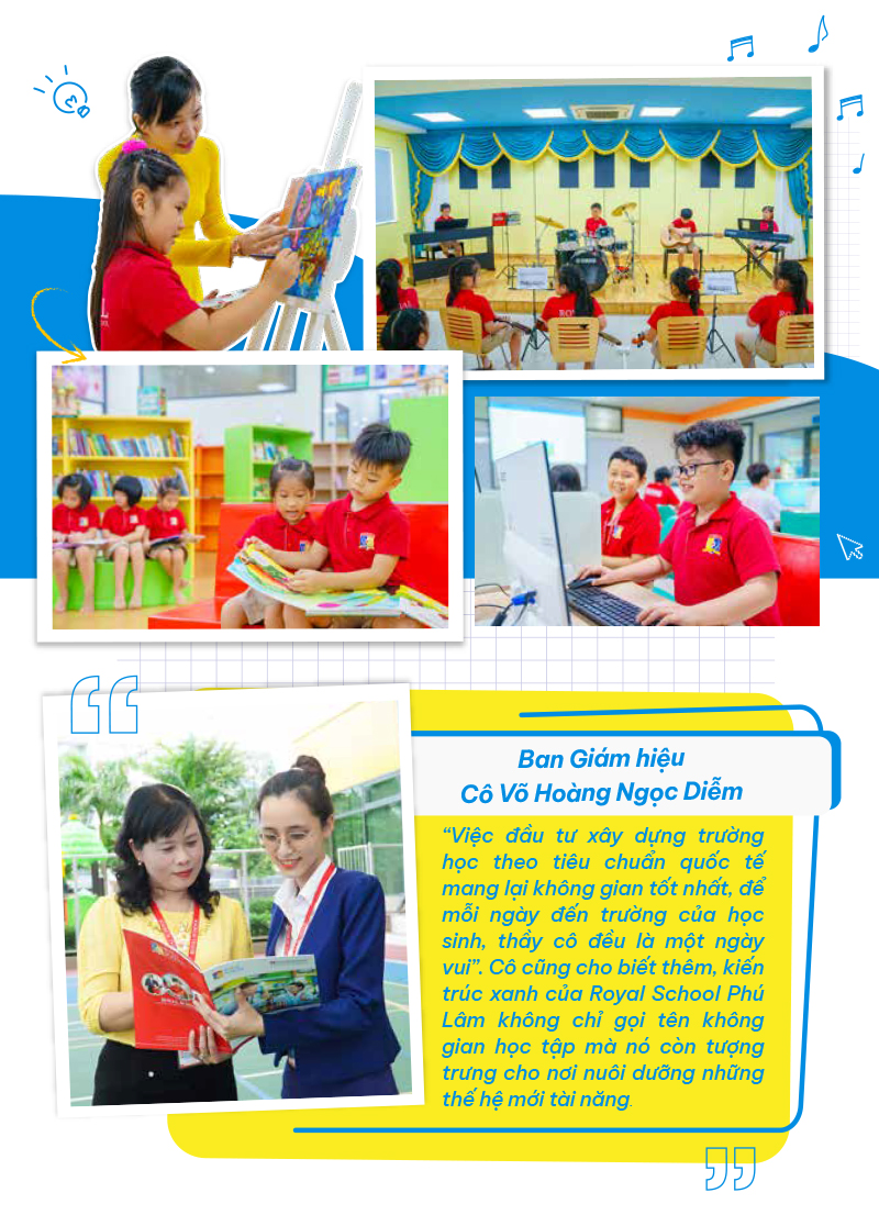 Cảm hứng từ không gian xanh, phòng học ‘chuẩn Tây’ của Royal School Phú Lâm - Ảnh 5.