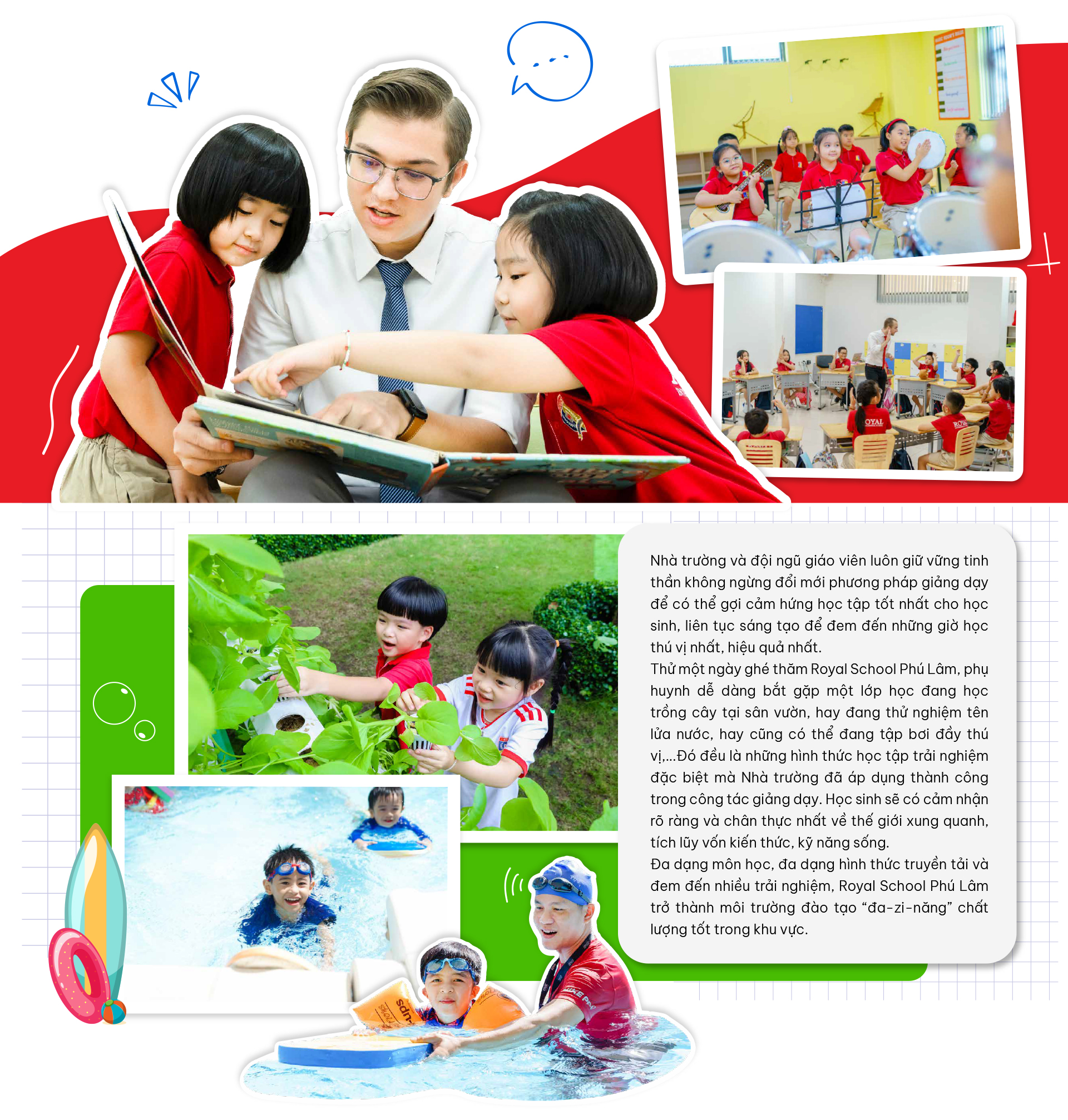 Cảm hứng từ không gian xanh, phòng học ‘chuẩn Tây’ của Royal School Phú Lâm - Ảnh 7.