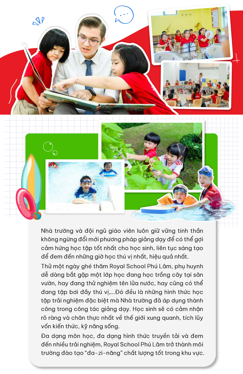 Cảm hứng từ không gian xanh, phòng học ‘chuẩn Tây’ của Royal School Phú Lâm - Ảnh 7.