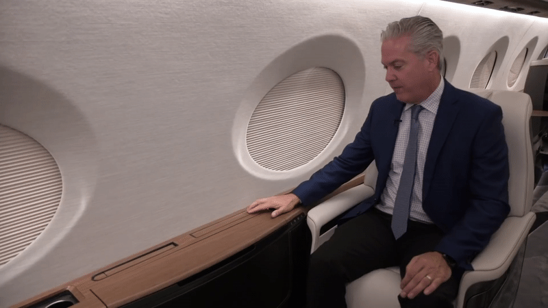 Máy bay mới 80 triệu USD của Elon Musk: Tốc độ gần siêu thanh, đèn chỉnh theo múi giờ - Ảnh 8. Máy bay mới 80 triệu USD của Elon Musk: Tốc độ gần siêu thanh, đèn chỉnh theo múi giờ - Ảnh 8.