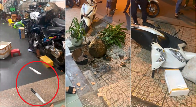 Nhóm thanh niên cầm hung khí kéo đến nhà người dân chém xe, đập phá đồ đạc - Ảnh 1. Nhóm thanh niên cầm hung khí kéo đến nhà người dân chém xe, đập phá đồ đạc - Ảnh 1.