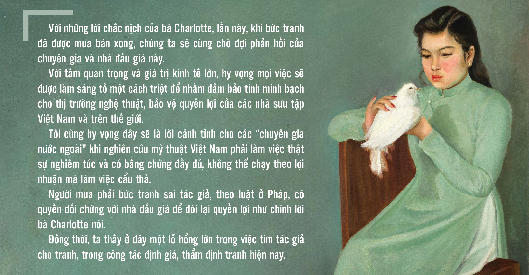 Đi tìm tác giả bức tranh Cô gái bên chim bồ câu - Ảnh 12.