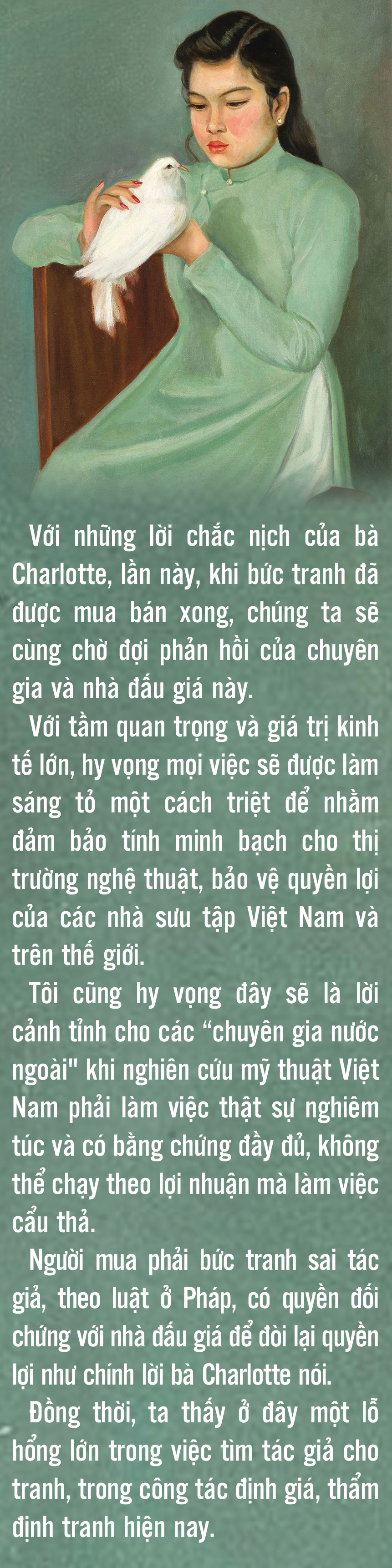 Đi tìm tác giả bức tranh Cô gái bên chim bồ câu - Ảnh 12.
