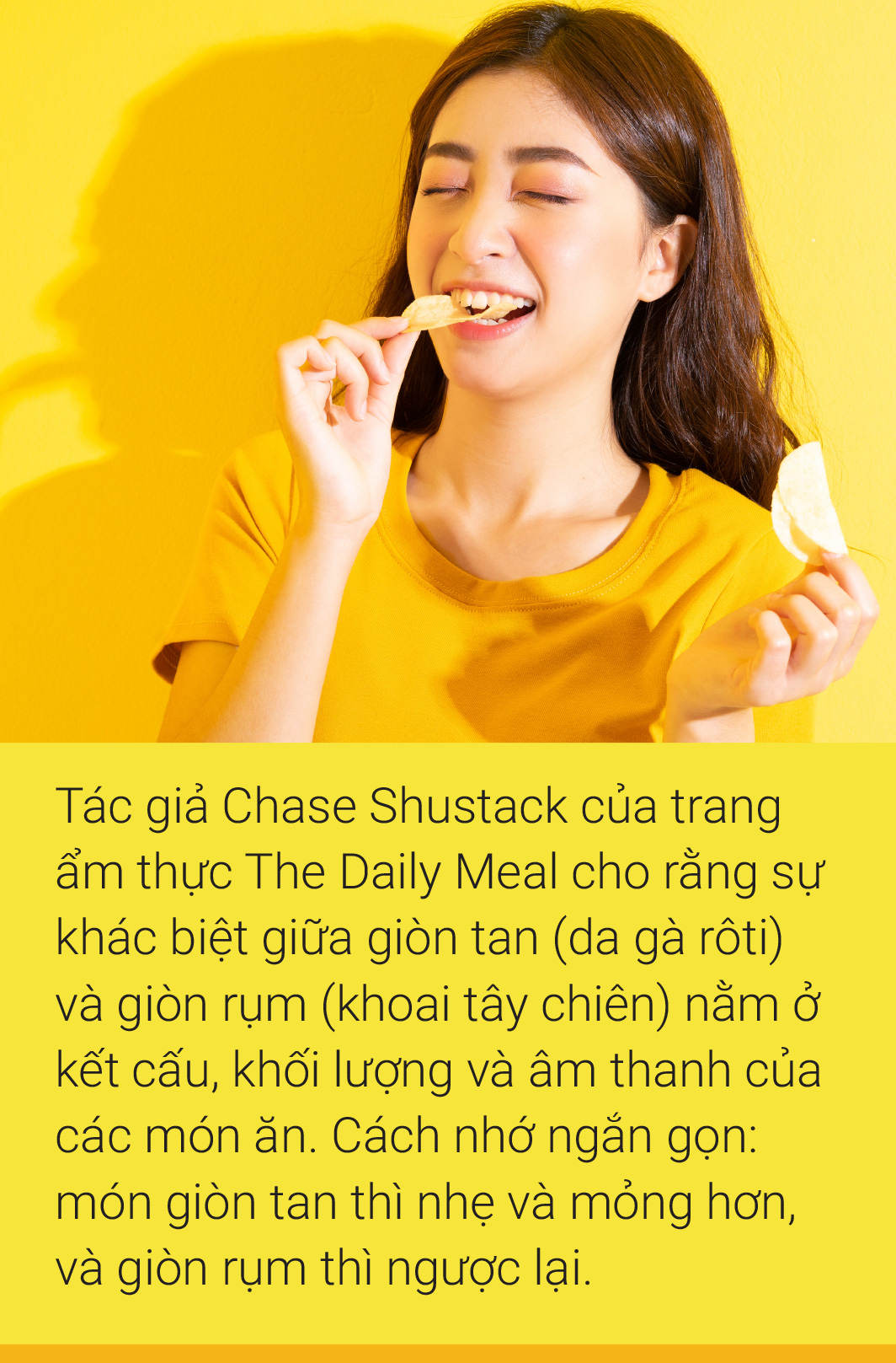Mê món giòn:  Lựa chọn của các giác quan - Ảnh 3.