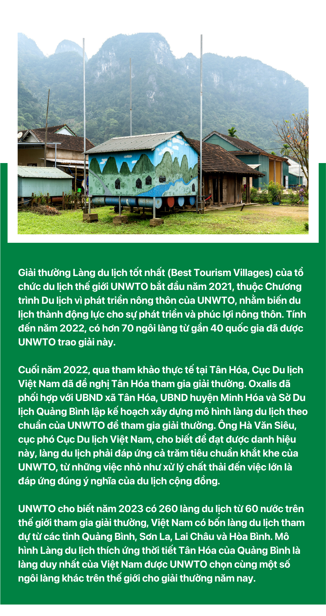 Tân Hóa: Từ rốn lũ đến ngôi làng du lịch tốt nhất - Ảnh 4.