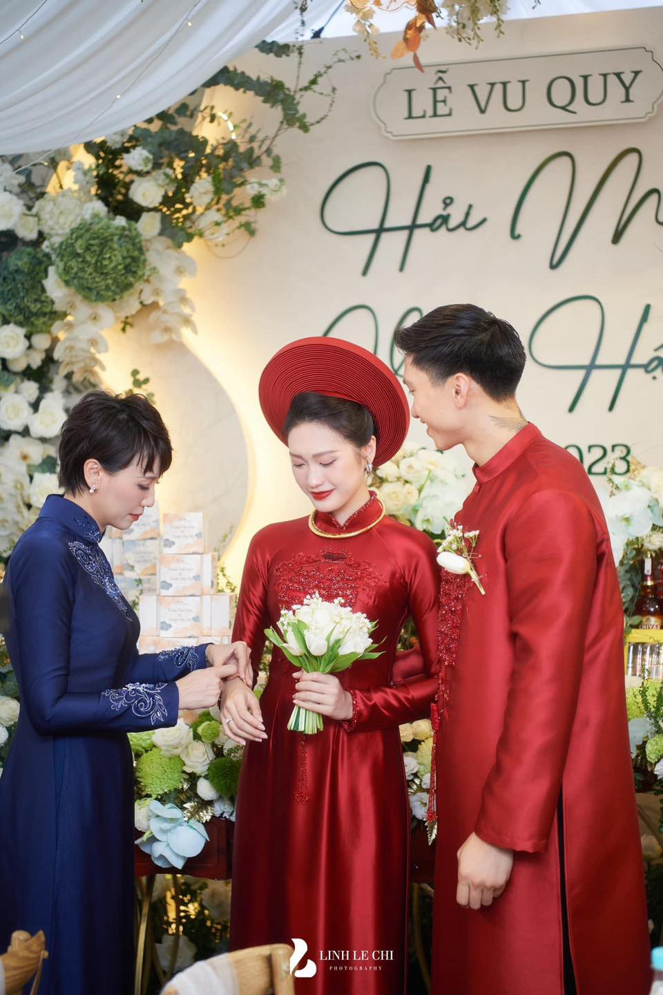 Đám cưới đậm chất truyền thống của Đoàn Văn Hậu- Doãn Hải My- Ảnh 8.