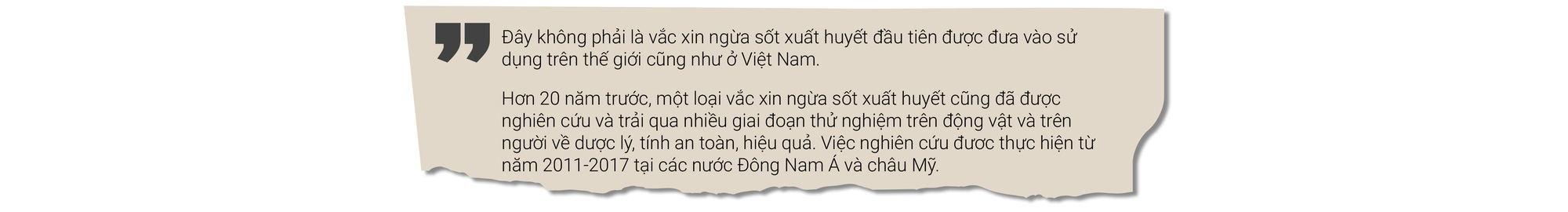 Vắc xin sốt xuất huyết: Con đường chông gai - Ảnh 14.