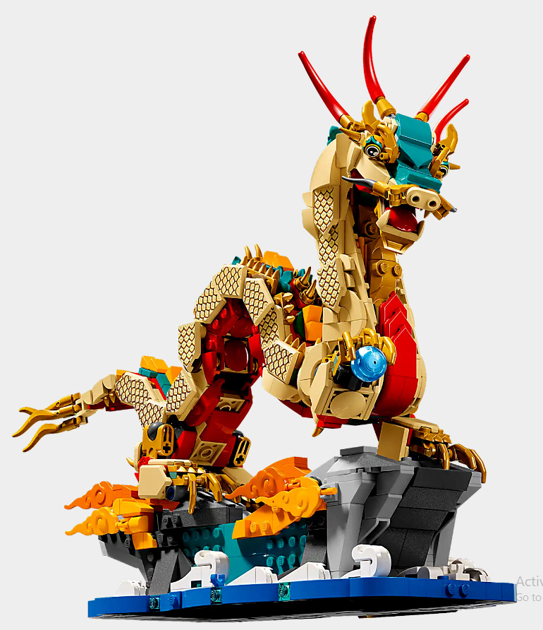 LEGO tung sản phẩm Rồng Phúc Lành đón Tết, dân ghiền lego mê mệt