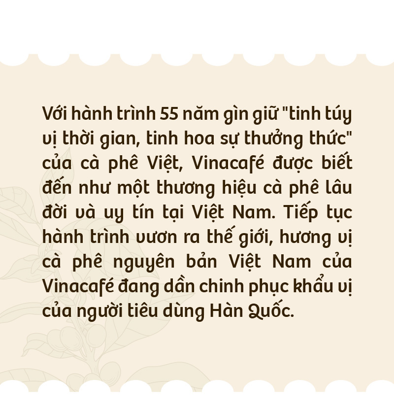 Nhìn lại hành trình ghi dấu ấn tượng tại Hàn Quốc của thương hiệu cà phê Việt Vinacafé - Ảnh 1.