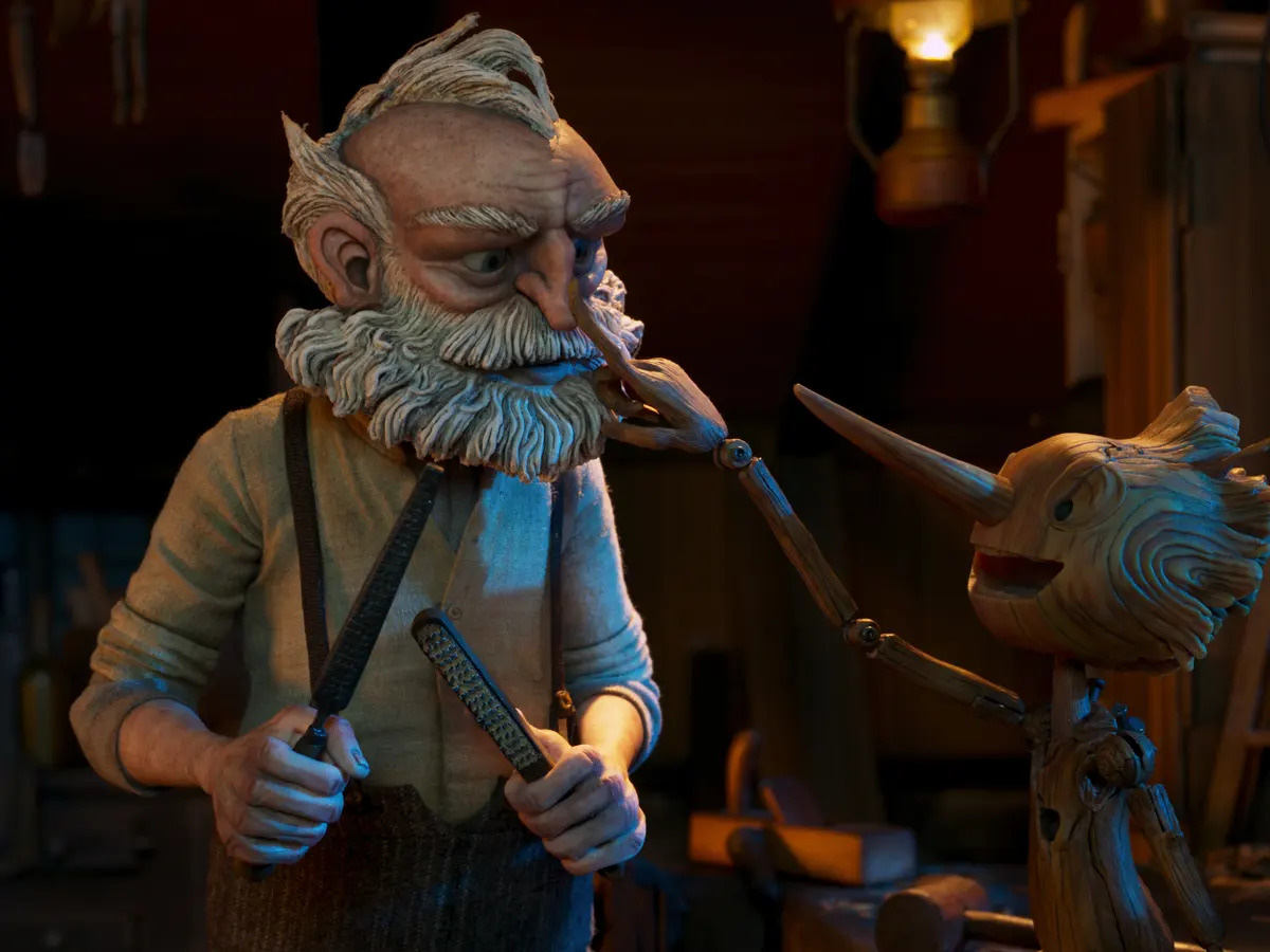 Kỷ lục 33 phim hoạt hình có mặt trong cuộc đua tranh giải Oscar năm nay- Ảnh 1. Guillermo Del Toro's Pinocchio đoạt giải Phim Hoạt Hình Xuất Sắc Nhất 2023