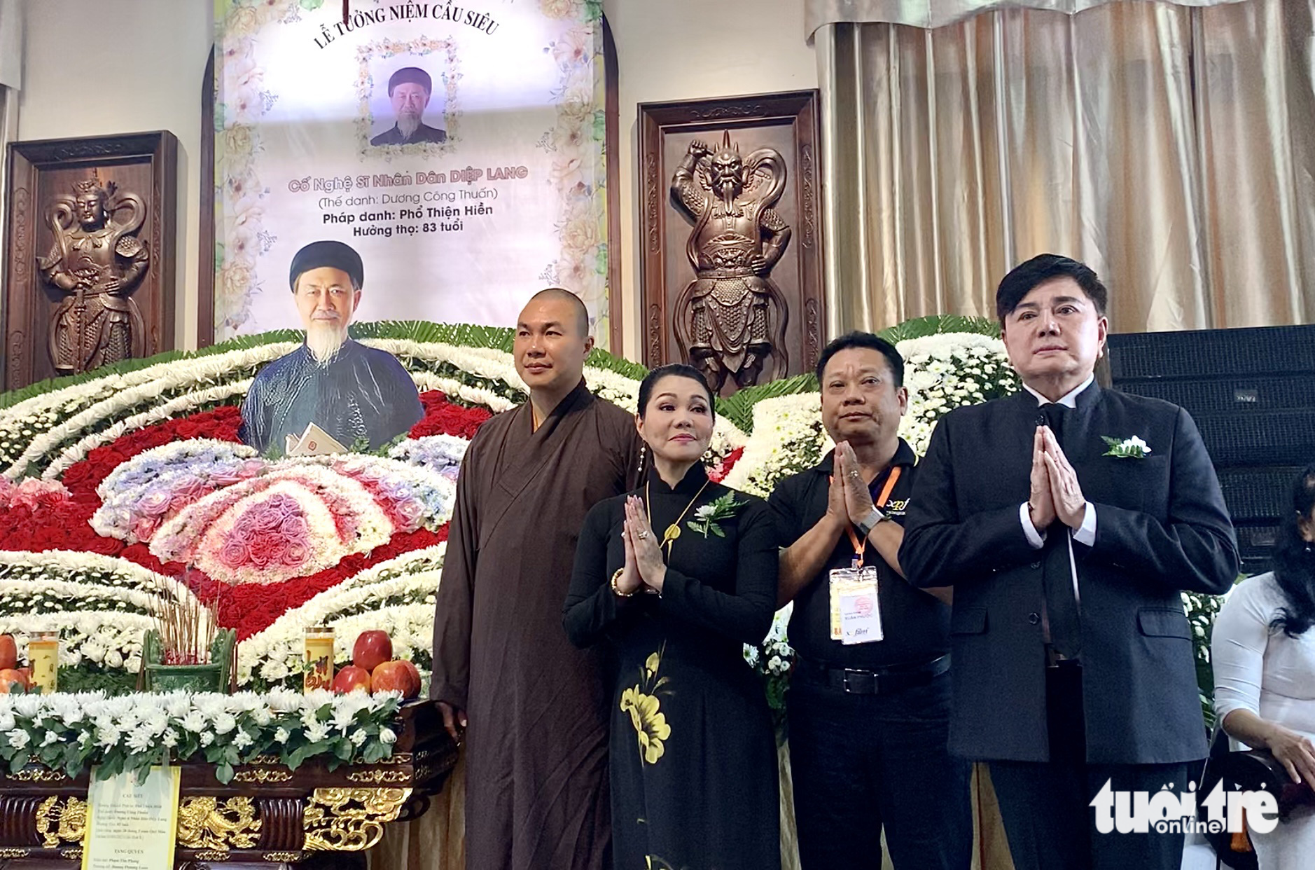 Thoại Miêu, Châu Thanh, Thoại Mỹ, Ngọc Huyền… cùng tưởng niệm nghệ sĩ Diệp Lang - Ảnh 2. Thoại Miêu, Châu Thanh, Thoại Mỹ, Ngọc Huyền… cùng tưởng niệm nghệ sĩ Diệp Lang - Ảnh 2.