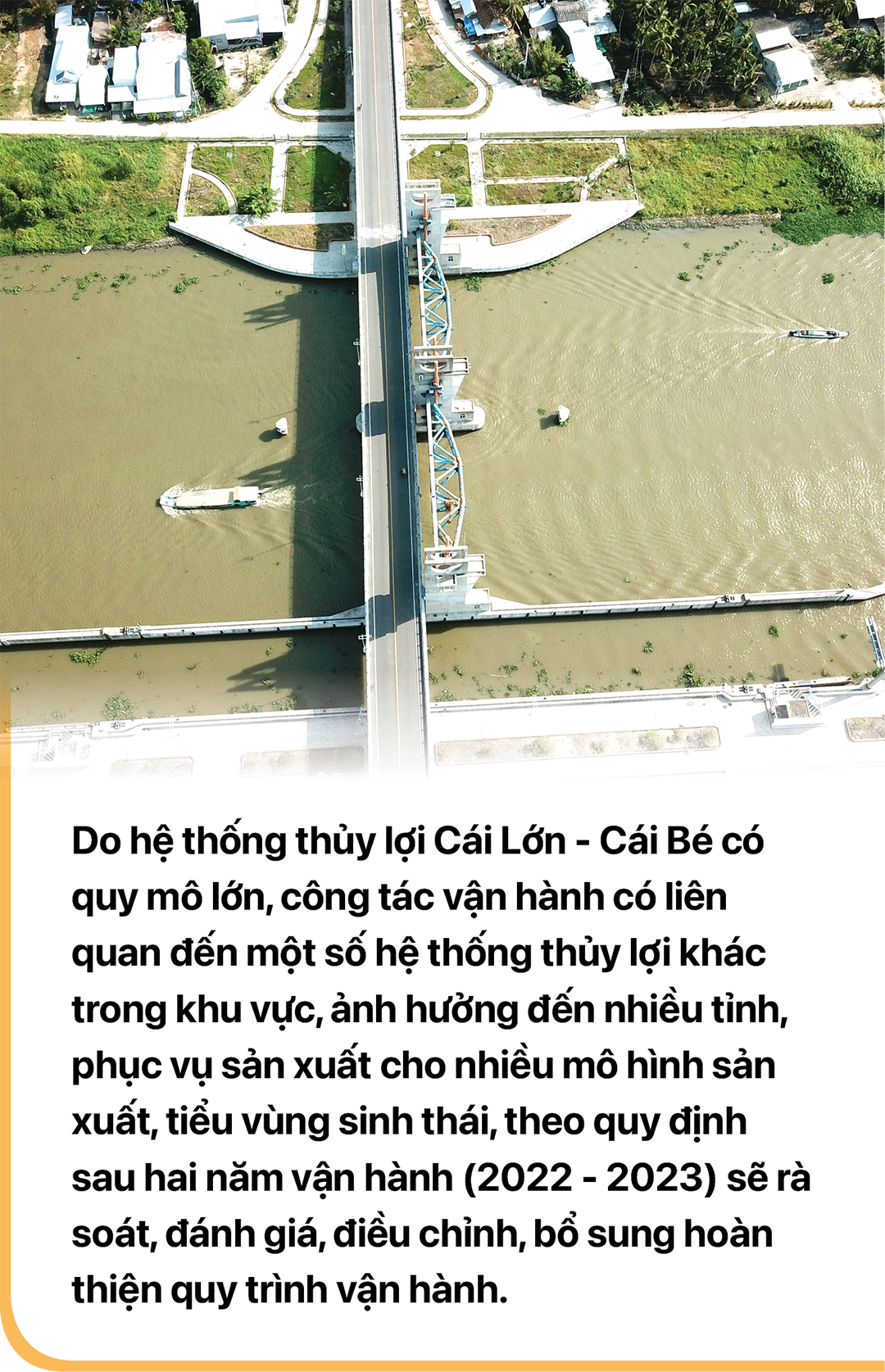 Một năm miền Tây chính thức vận hành siêu cống - Ảnh 1.