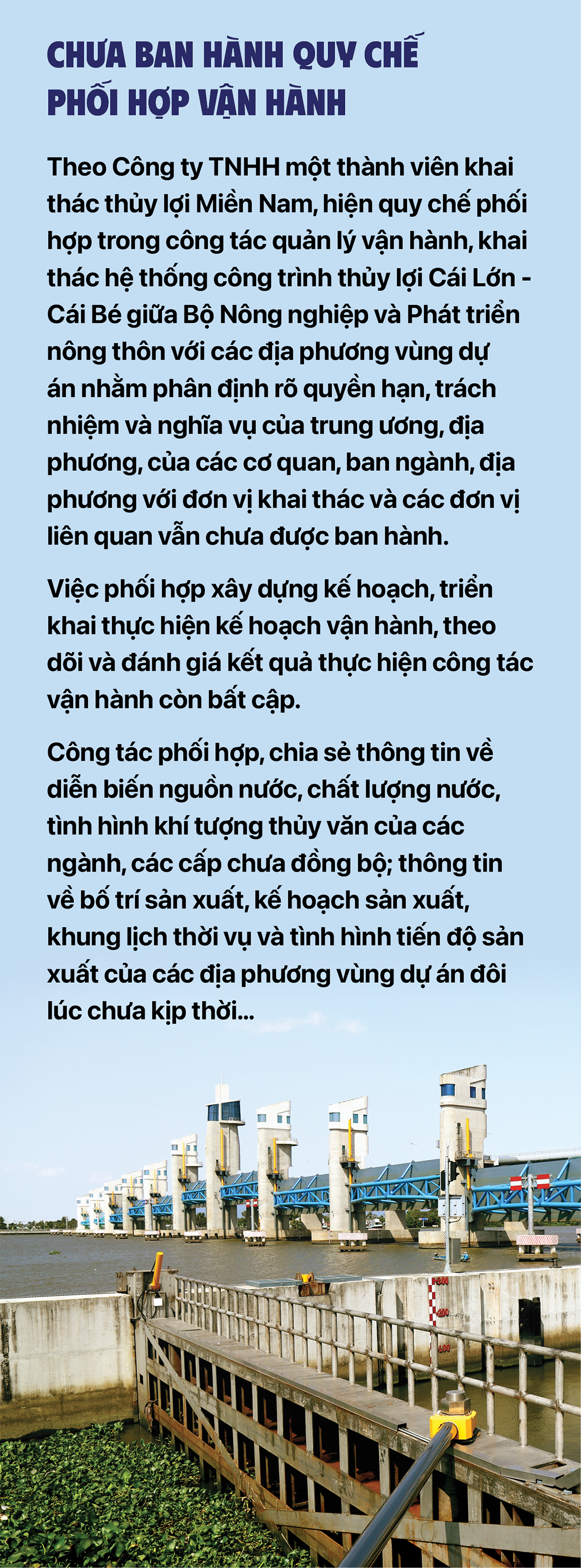 Một năm miền Tây chính thức vận hành siêu cống - Ảnh 16.
