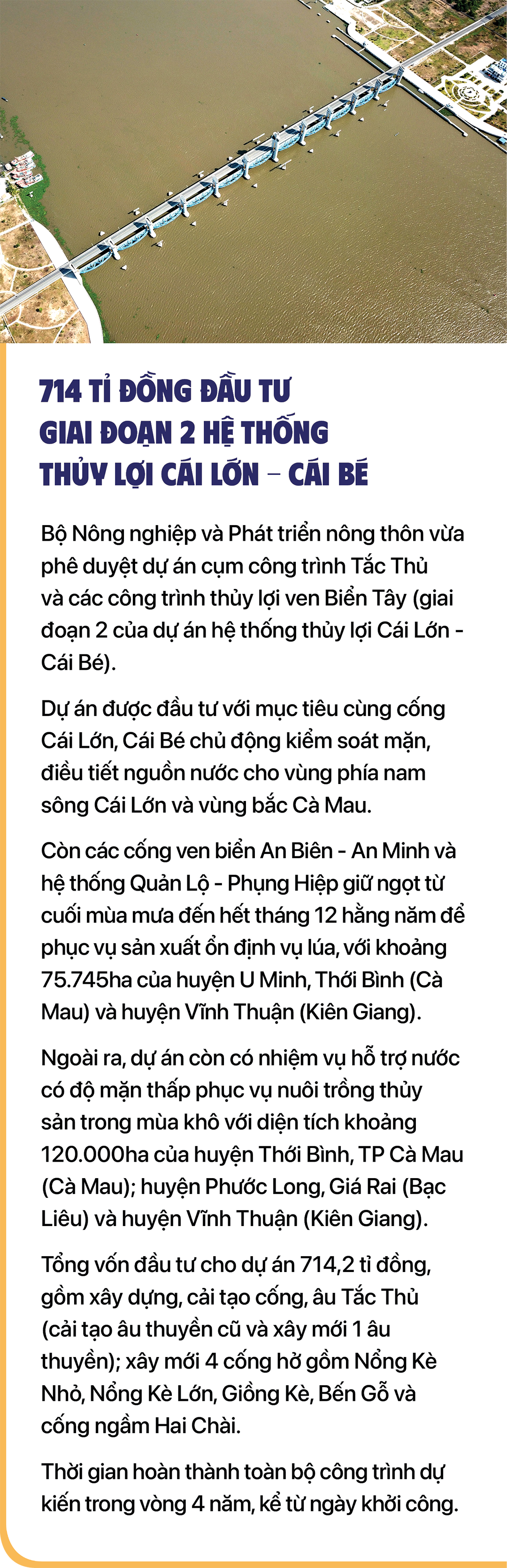 Một năm miền Tây chính thức vận hành siêu cống - Ảnh 20.