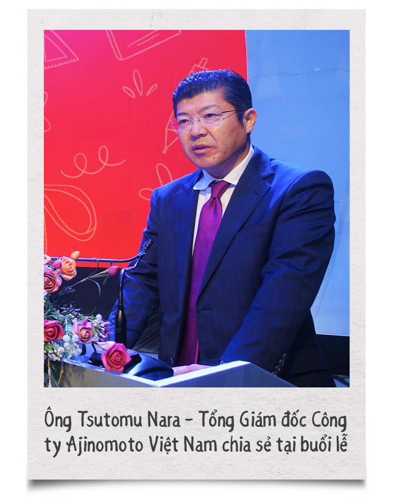 Ajinomoto đóng góp cho sức khoẻ và hạnh phúc người Việt thông qua giáo dục, dinh dưỡng - Ảnh 3.