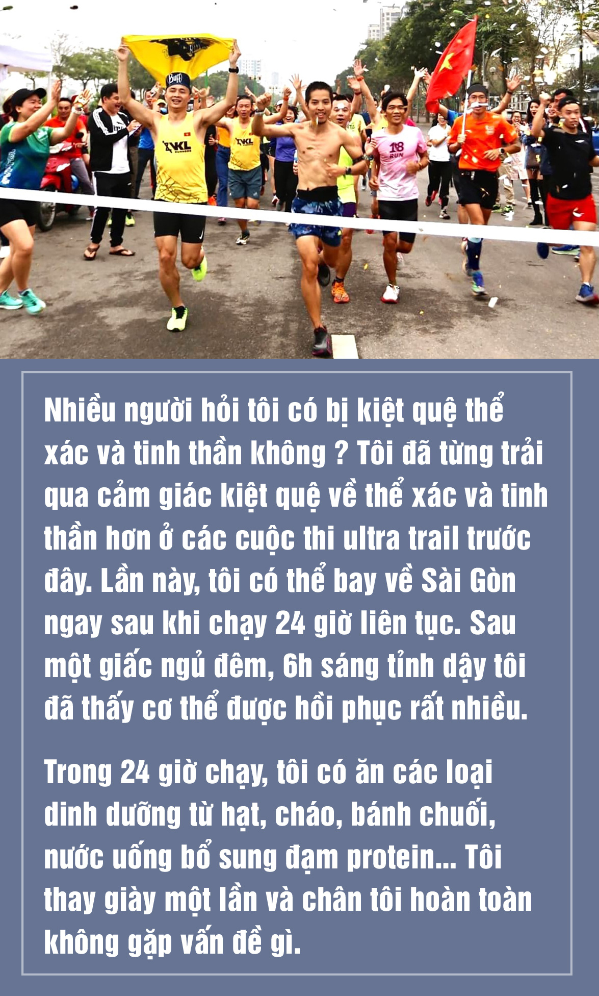 Gặp người chạy bộ 230km trong 24 giờ - Ảnh 9.