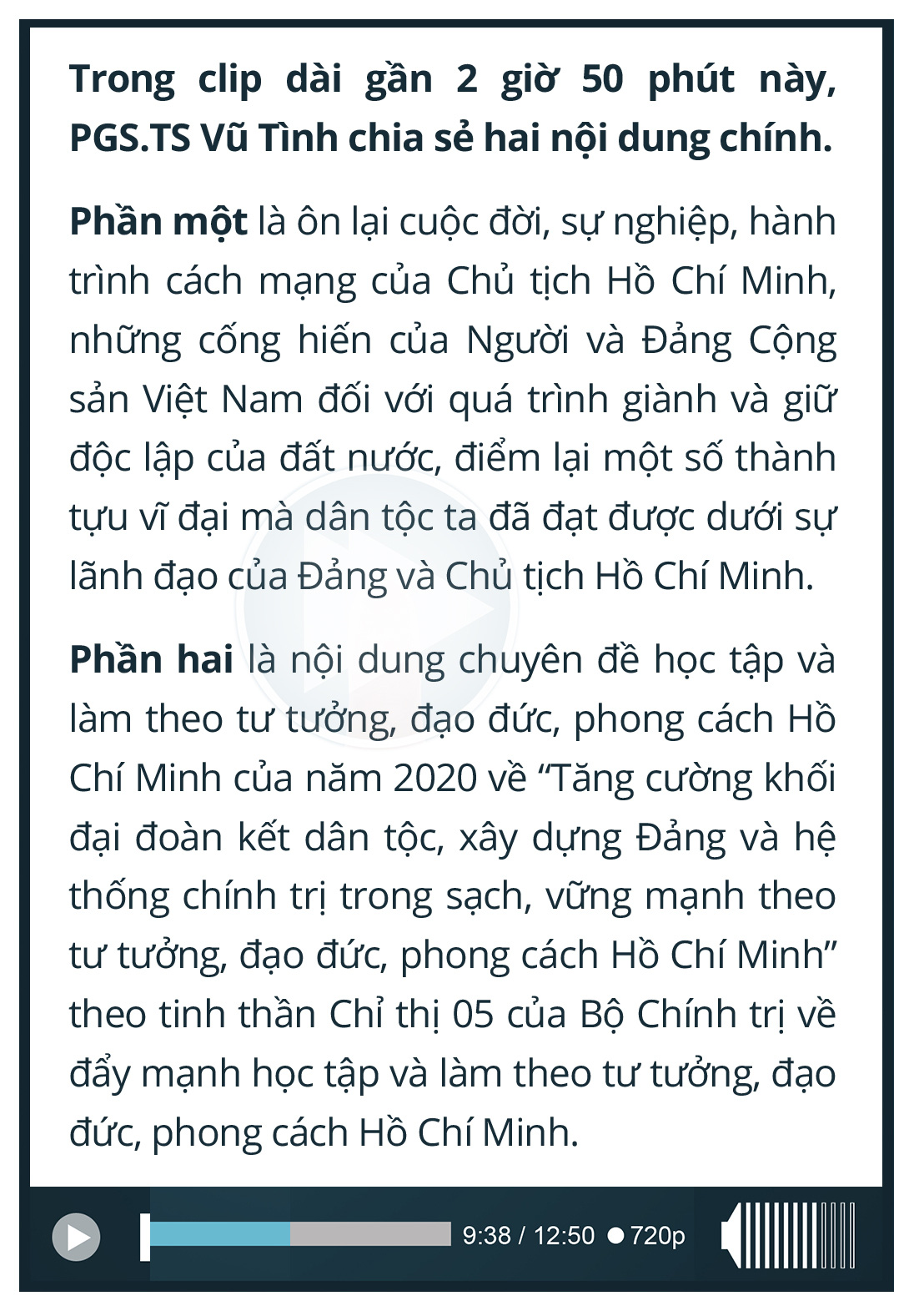 Bài giảng triệu lượt xem và bài học từ Bác - Ảnh 2.