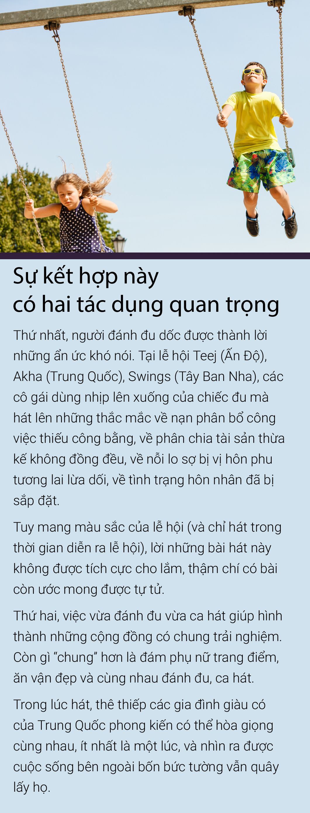 Xích đu: Câu chuyện lạ lùng của một thứ đồ chơi - Ảnh 10.