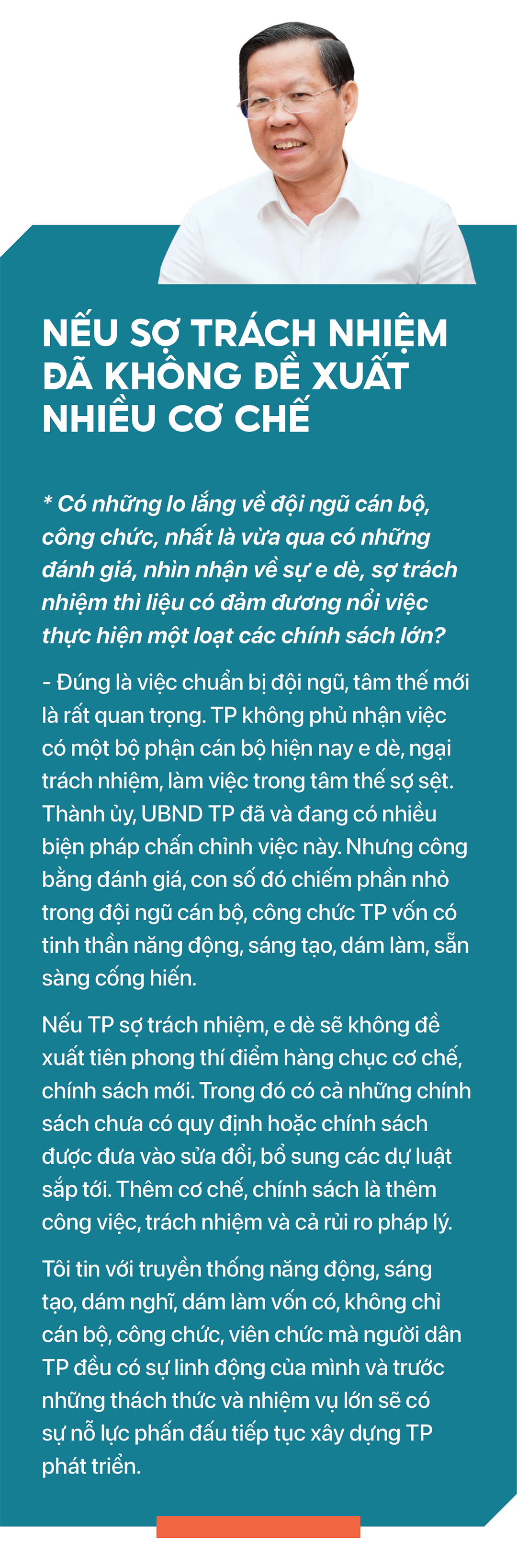 Chủ tịch UBND TP.HCM Phan Văn Mãi: Tạo động lực mới phát triển TP.HCM - Ảnh 6.