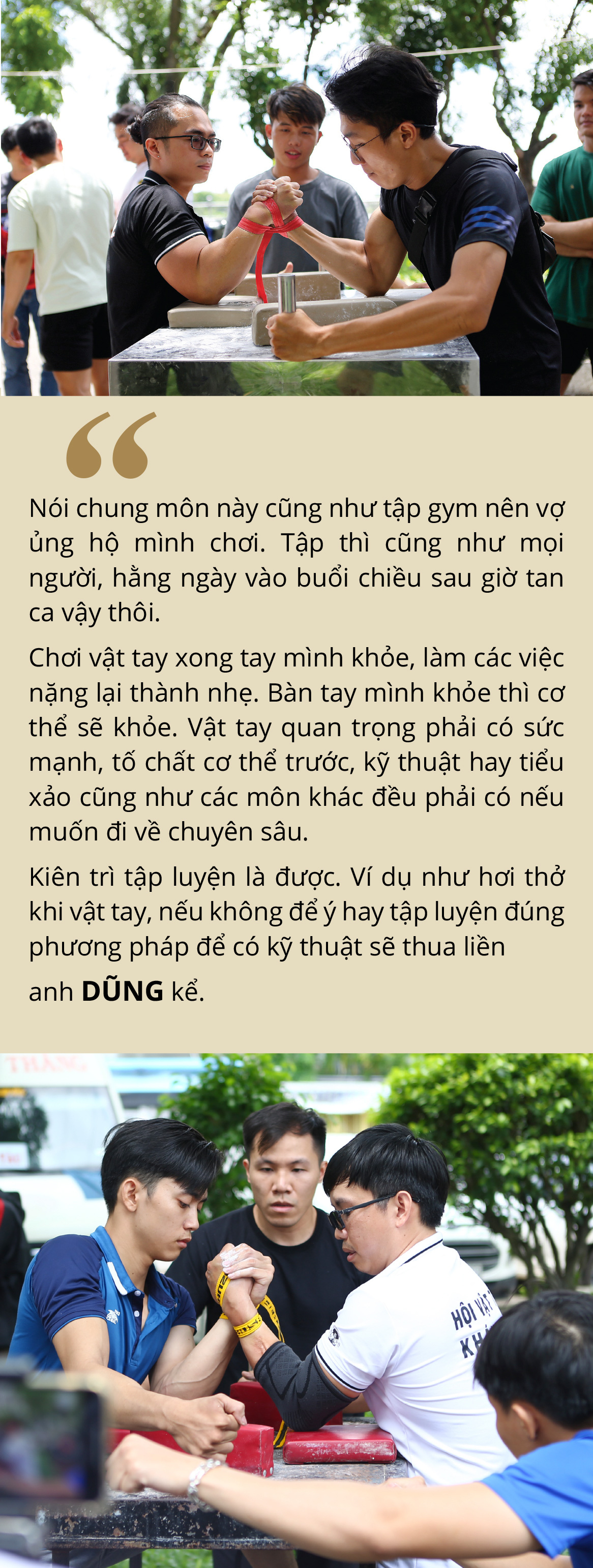 Vật tay: Thú vui giản dị mà lắm công phu - Ảnh 7.