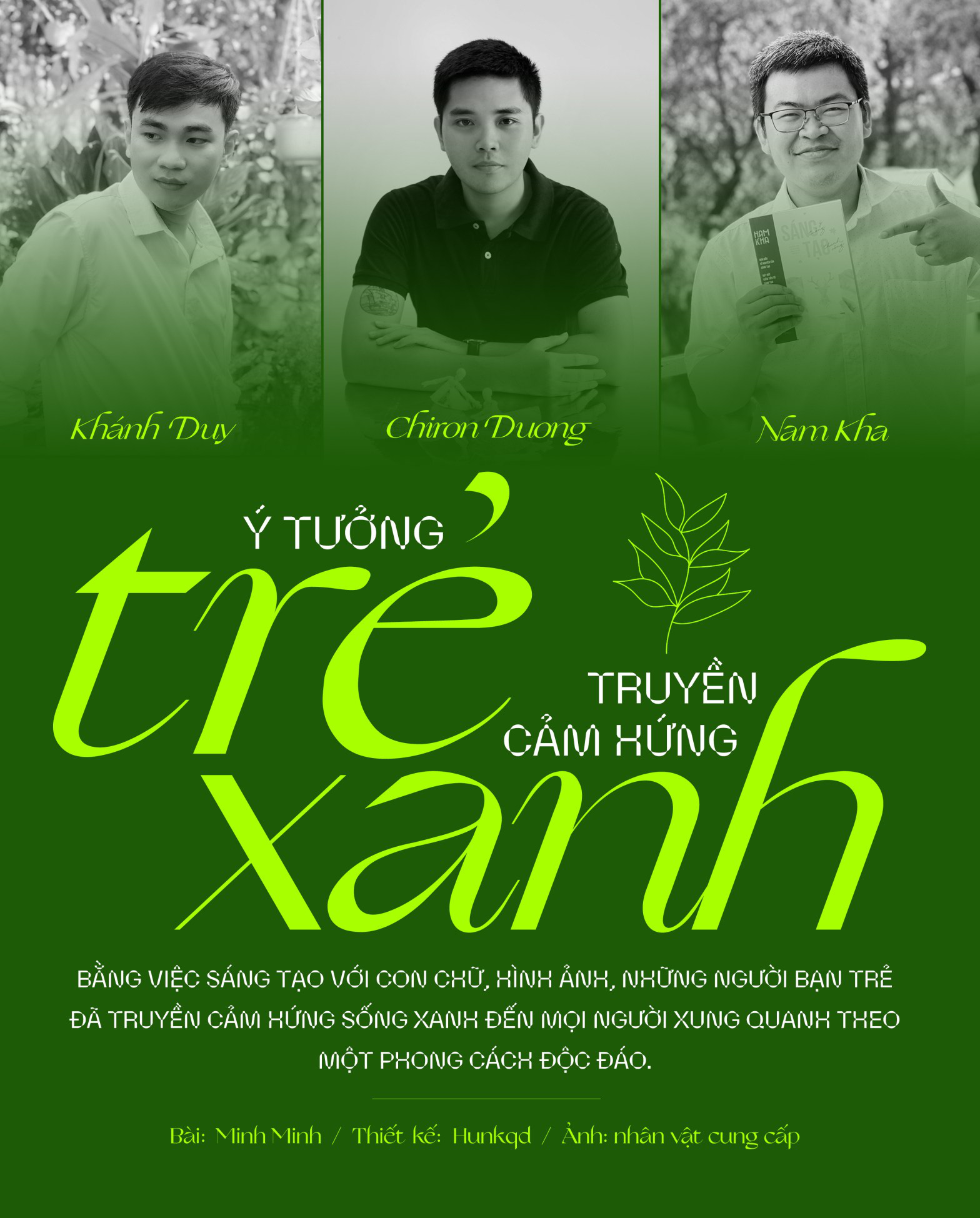 Ý tưởng trẻ truyền cảm hứng xanh - Ảnh 1.
