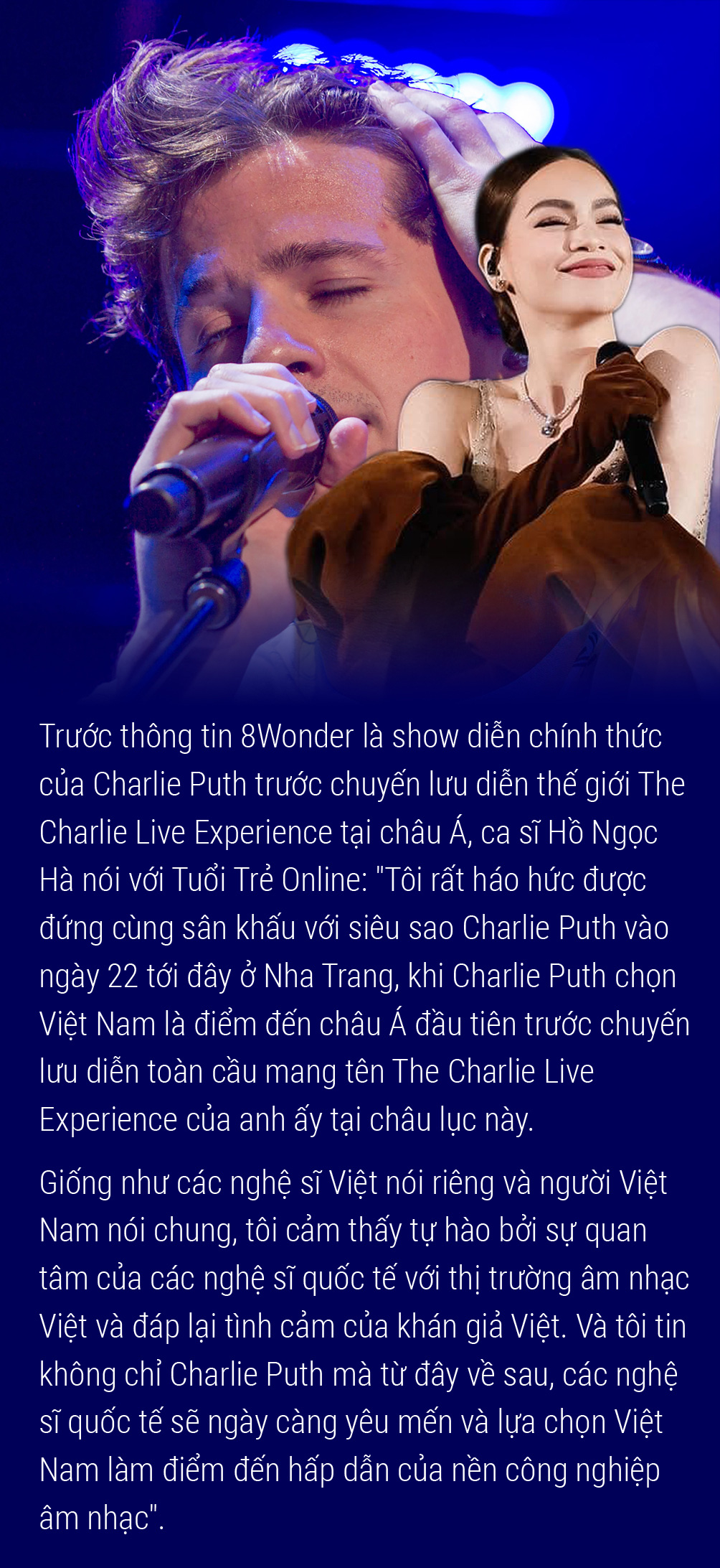 Hồ Ngọc Hà muốn hát cùng Charlie Puth, Amee gọi anh là thiên tài - Ảnh 3.