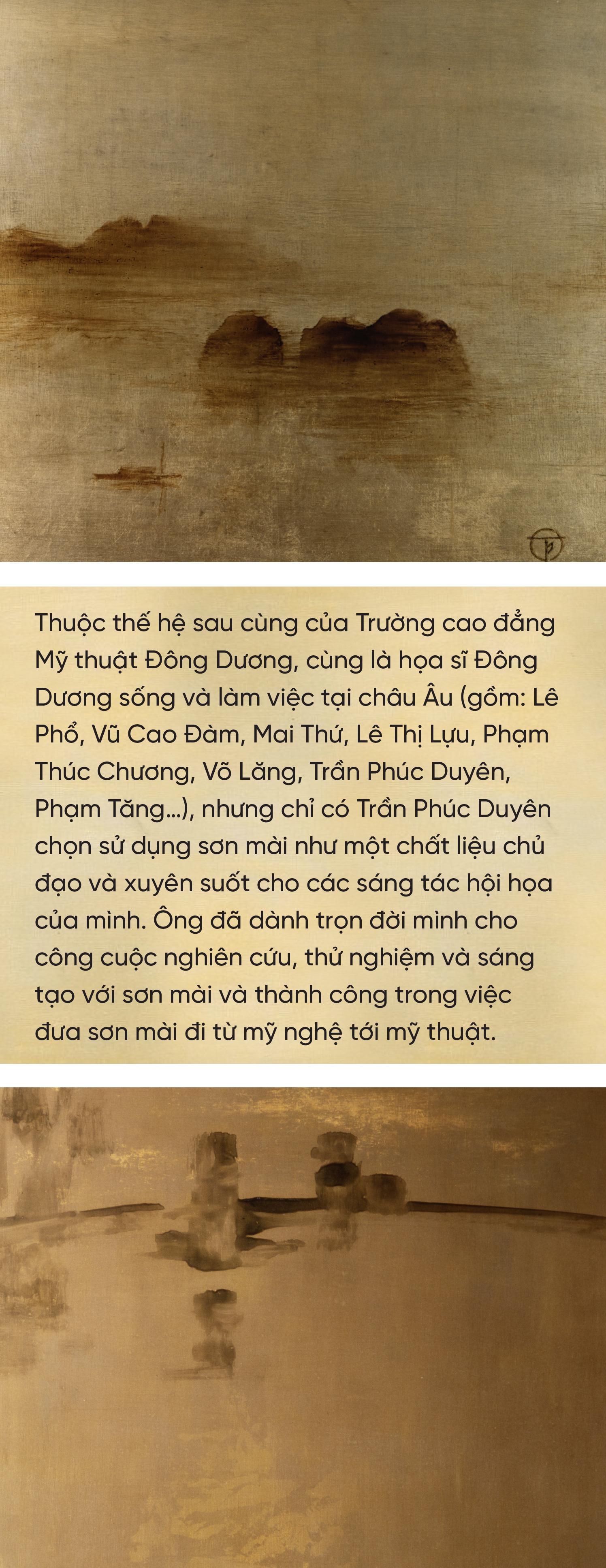 Bộ sưu tập tranh sơn mài của Trần Phúc Duyên lần đầu hồi hương:  Chữ Duyên kỳ diệu - Ảnh 15.