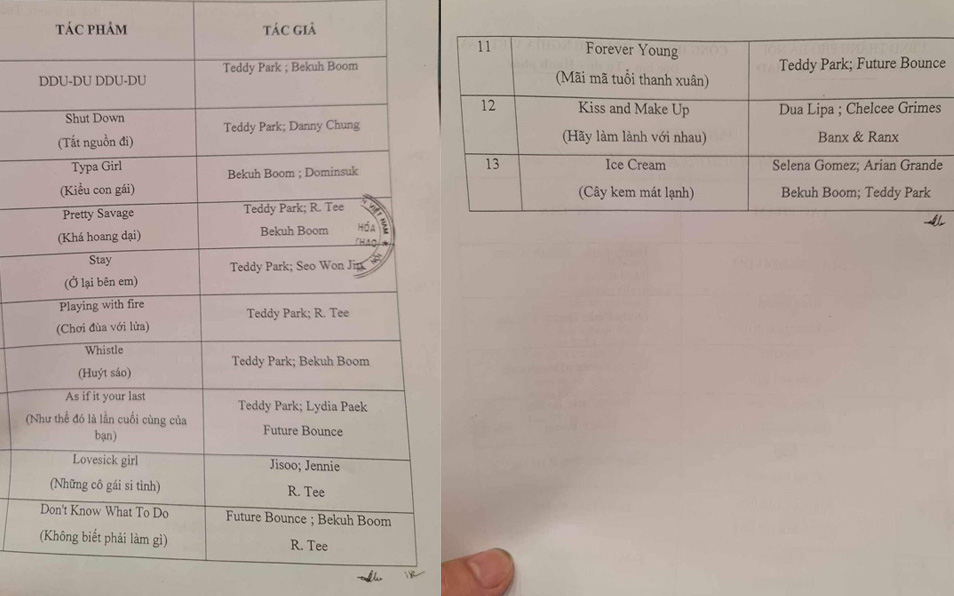 Ảnh vui 4-7: "Lộ" danh sách bài hát BlackPink trình diễn tại Việt Nam?