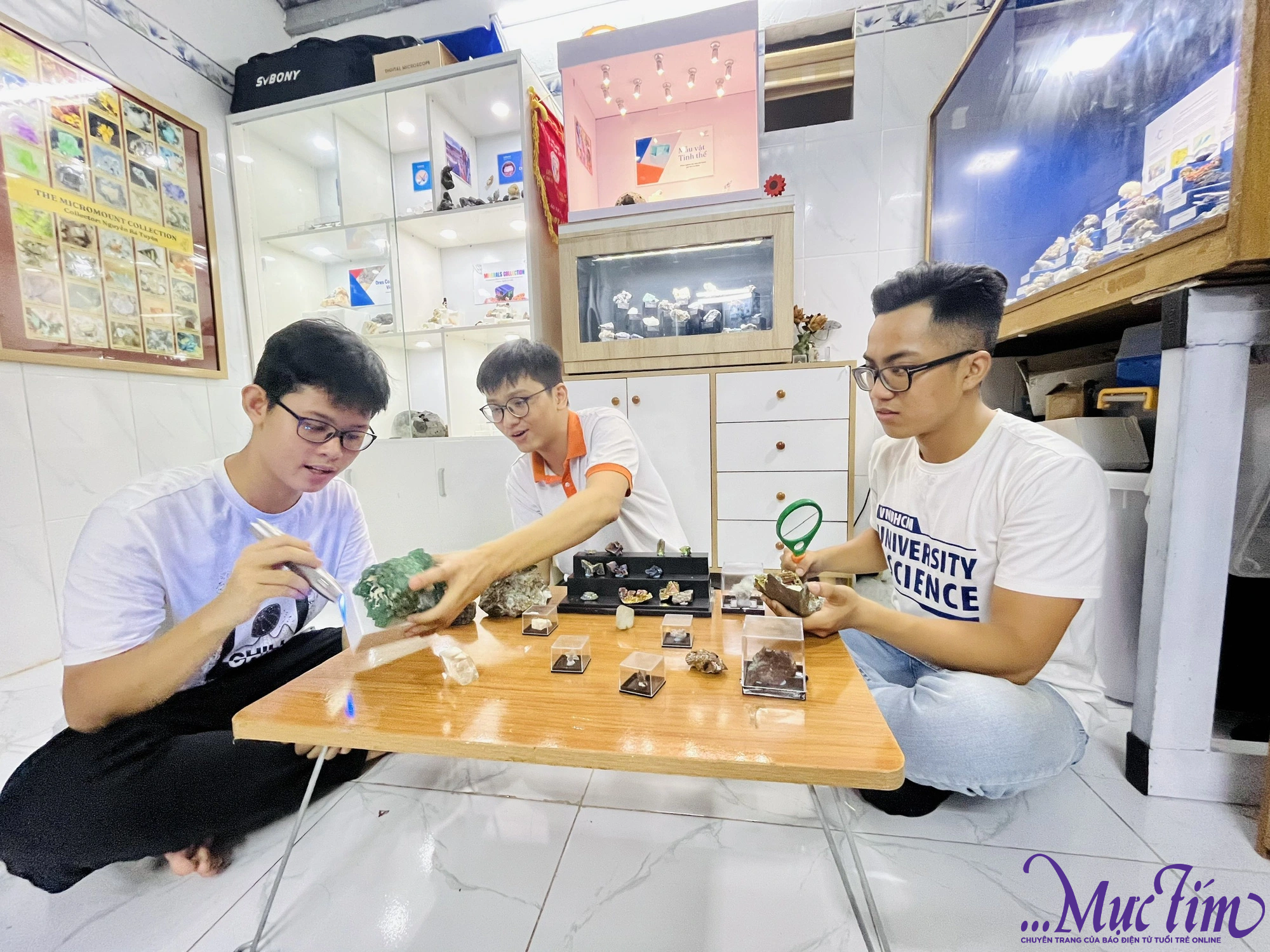 Căn phòng hơn 3000 mẫu tinh thể quý hiếm của chàng trai 9x - Ảnh 1.