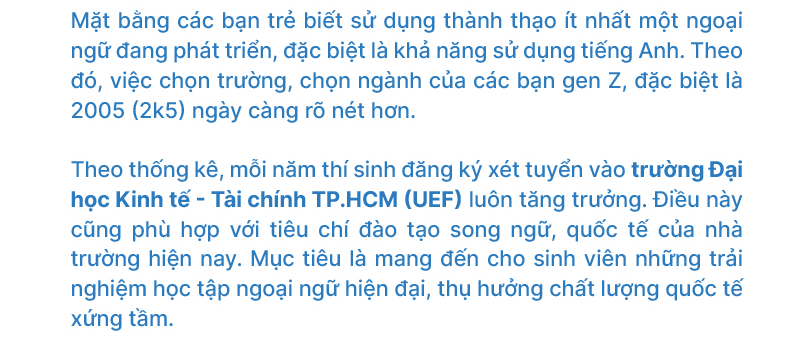Học đại học với 50% chương trình bằng tiếng Anh tại UEF - Ảnh 1.