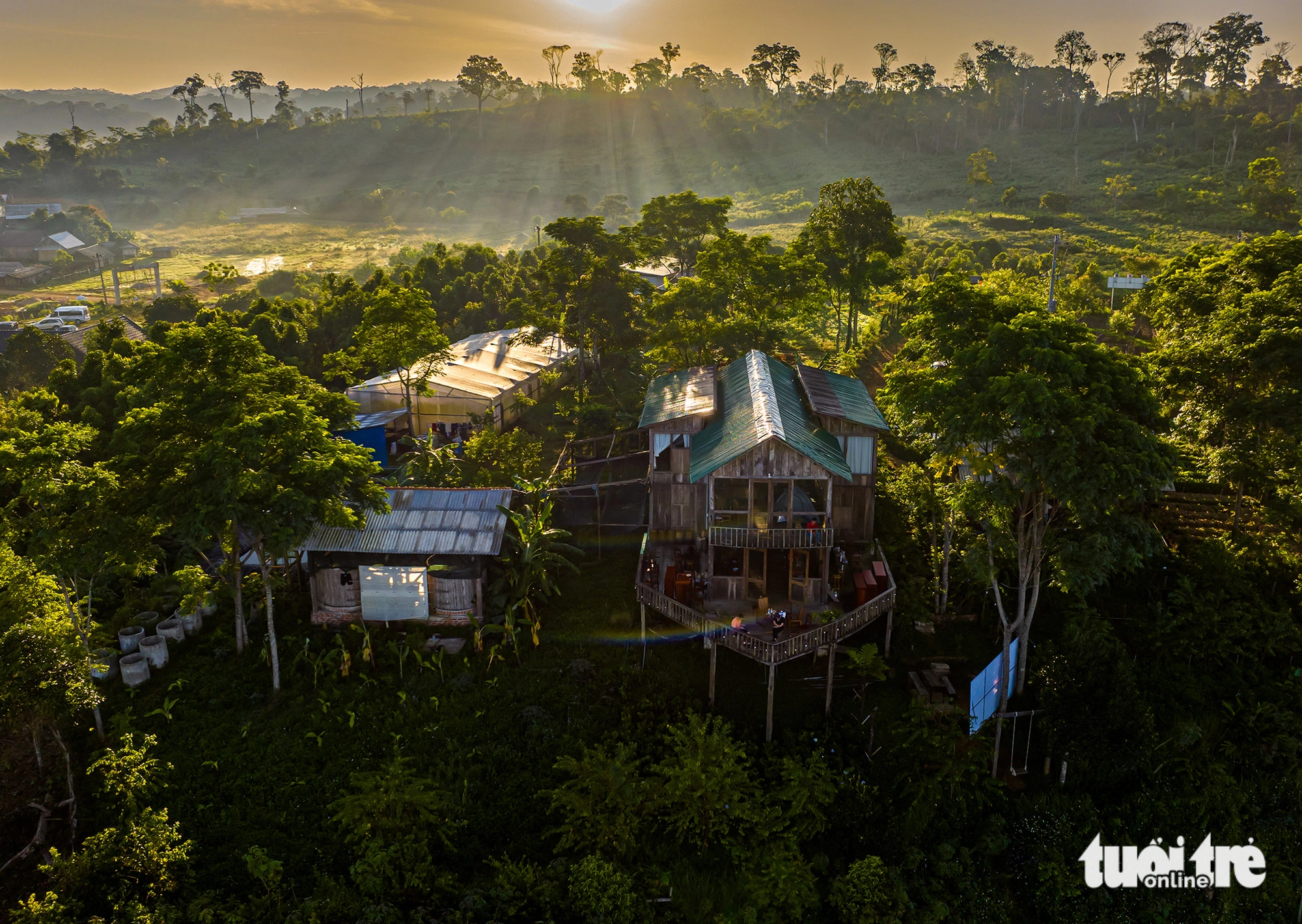 Một homestay ở An Toàn - Ảnh: DŨNG NHÂN