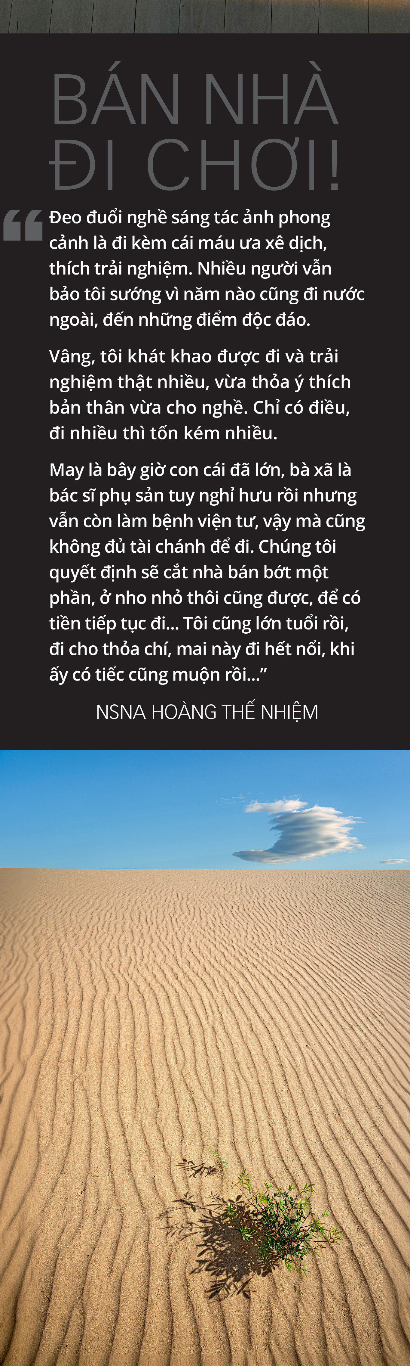 Vua phong cảnh Hoàng Thế Nhiệm: Bước ra ngoài, thấy trời cao biển rộng... - Ảnh 12.