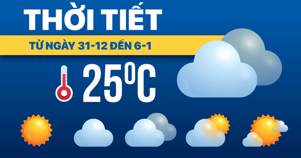 Dự báo thời tiết ngày 31-12 đến 6-1: Bắc Bộ rét, Trung Bộ mưa rào, Nam Bộ nắng nóng