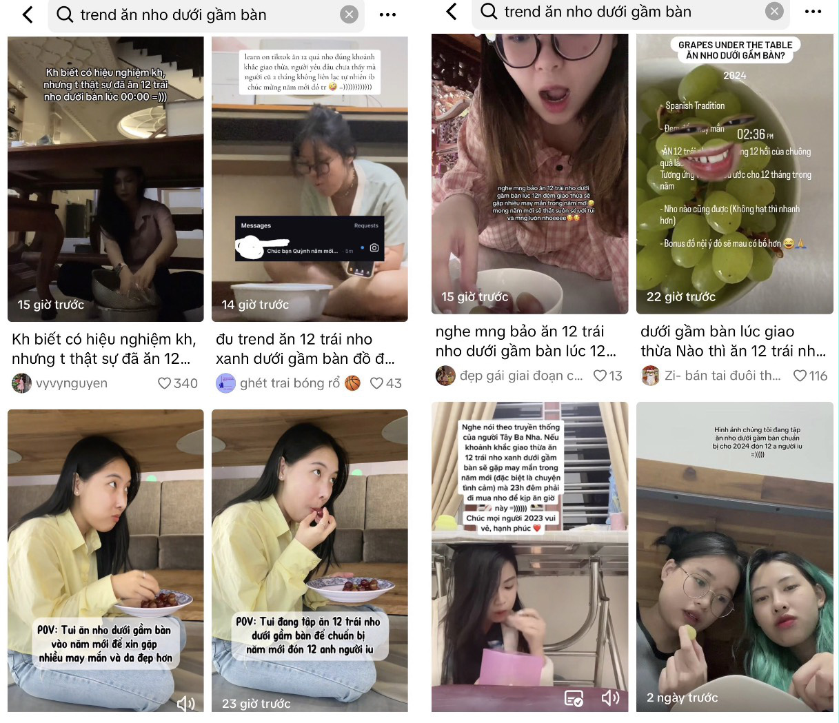 Trend ăn nho vào đêm Giao thừa có gì mà giới trẻ tích cực hưởng ứng?