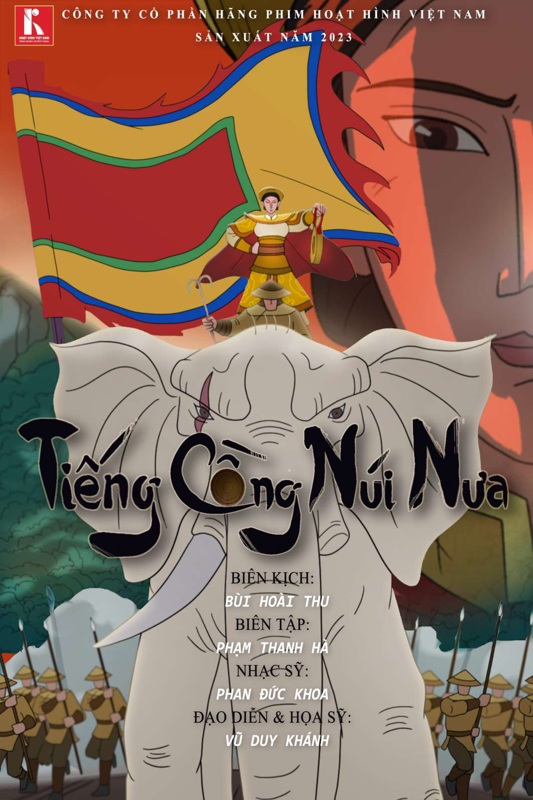 Phim hoạt hình lịch sử Việt Nam ra rạp dịp Tết- Ảnh 1. Phim Tiếng cồng Núi Nưa - thể loại 2D.