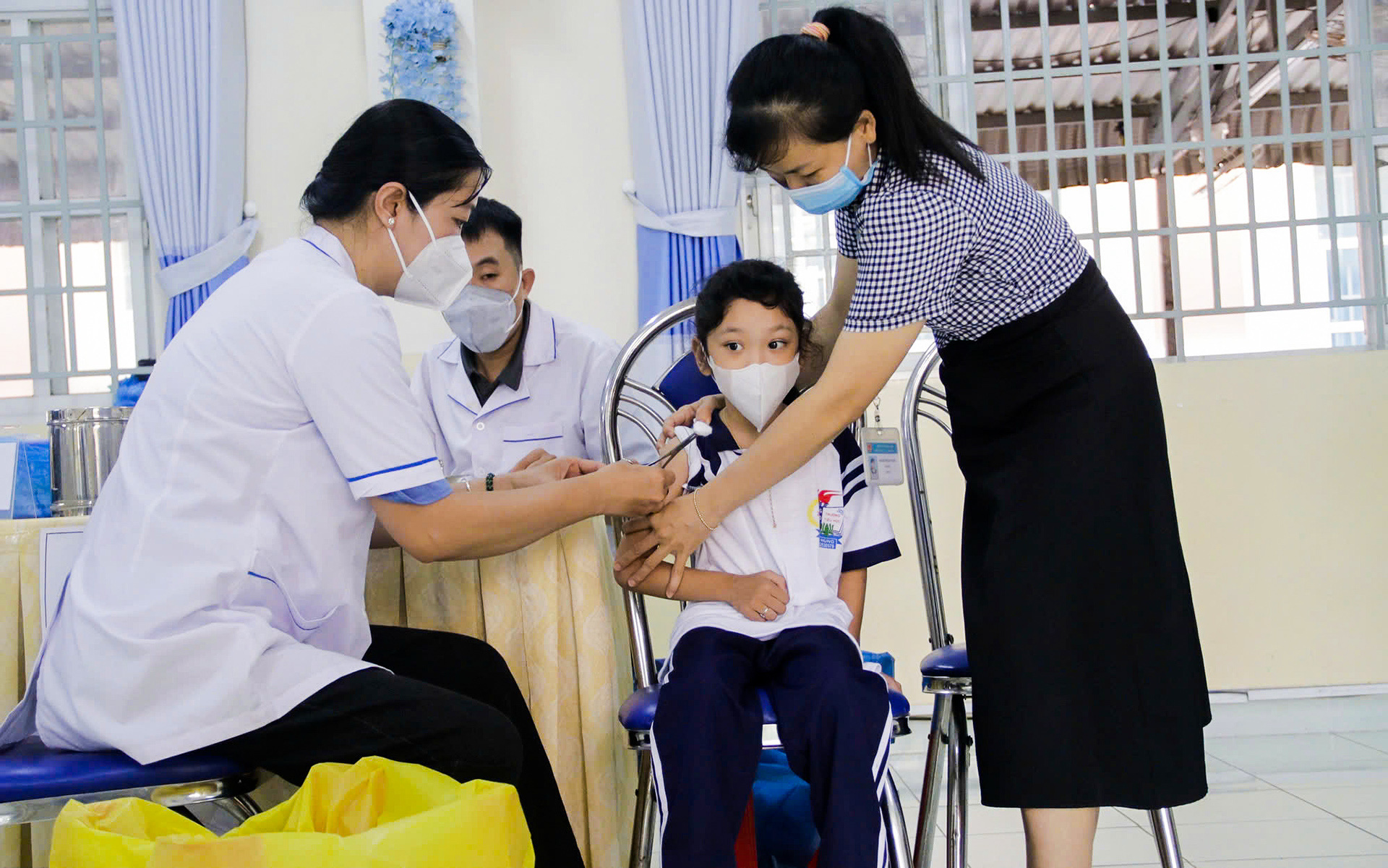 TP.HCM: Tránh bỏ sót trẻ chưa được tiêm vắc xin sởi - Ảnh 1. Sở Y tế đề nghị TP.HCM đẩy nhanh tiến độ, tránh bỏ sót trẻ chưa được tiêm vắc xin sởi - Ảnh 1.
