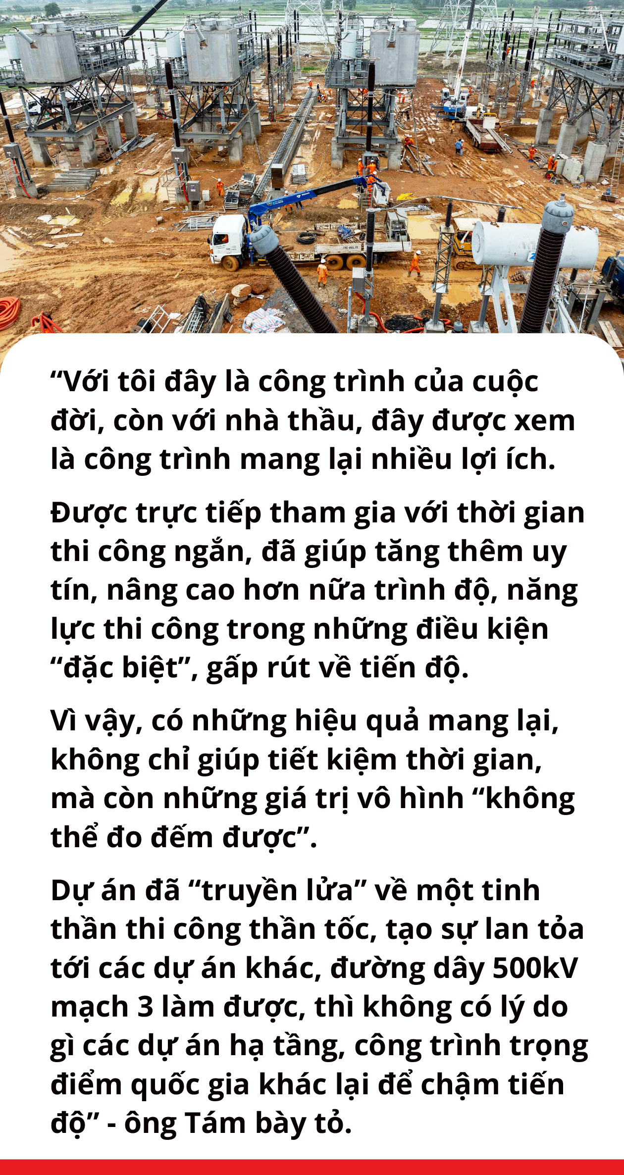 Đường dây 500kV mạch 3: Thần tốc để tiết kiệm - Ảnh 11.