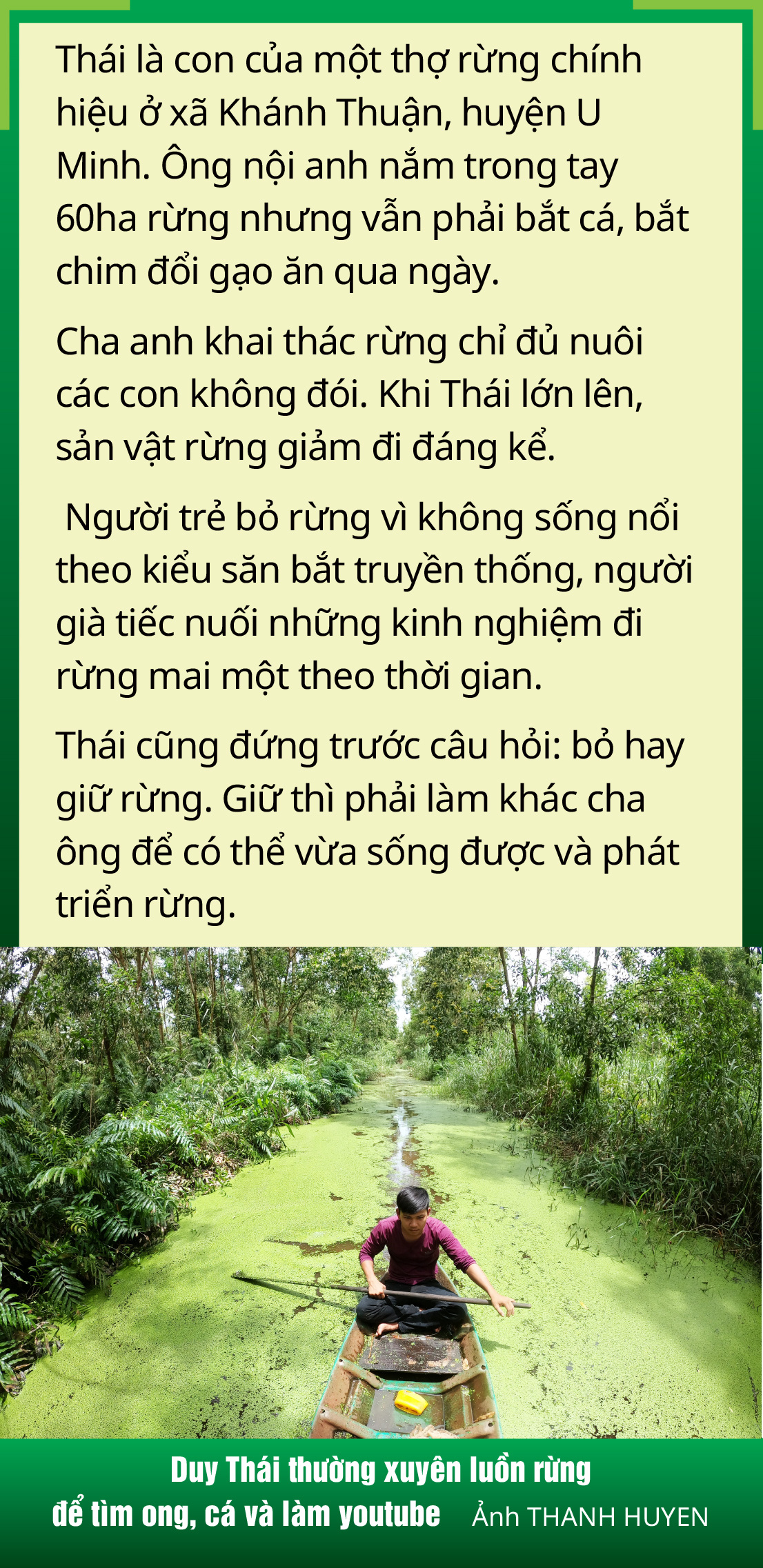 Những người thợ rừng hiện đại ở rừng U Minh - Ảnh 7.